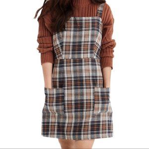American Eagle Strappy Patch Pocket Plaid Dress